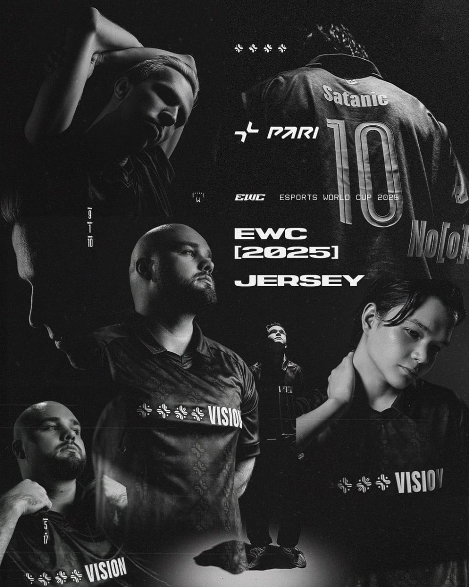 Here is PARIVISION jersey kit for EWC 2025

Take away the nicknames, the colors, the logo — but you'd still recognize us. The style. The energy. The way we see the game.

Our name is hidden, but the skill, the passion and the will to win are still there.

YOU CAN’T HIDE IT