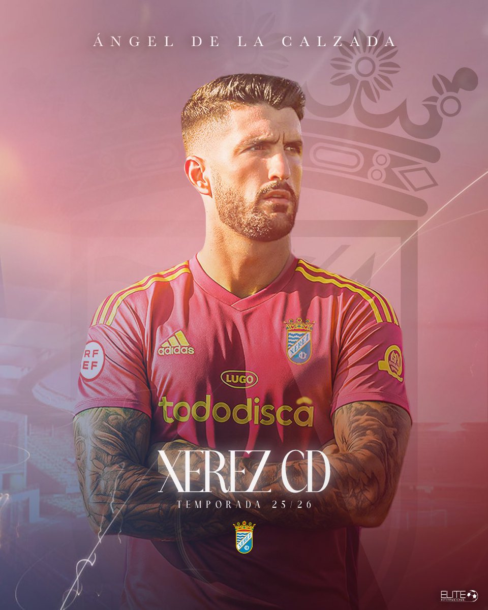 🧤 Nuevo destino, mismo objetivo.

Nuestro guardameta <a href="/angel13cr/">Ángel de la Calzada Ramos🦎</a> defenderá esta próxima temporada la portería del <a href="/XerezCD_OFICIAL/">Xerez Club Deportivo</a> ⚽️

¡A por todas, Ángel! 💪🏼

elite-internacional.com/2025/07/05/ang…