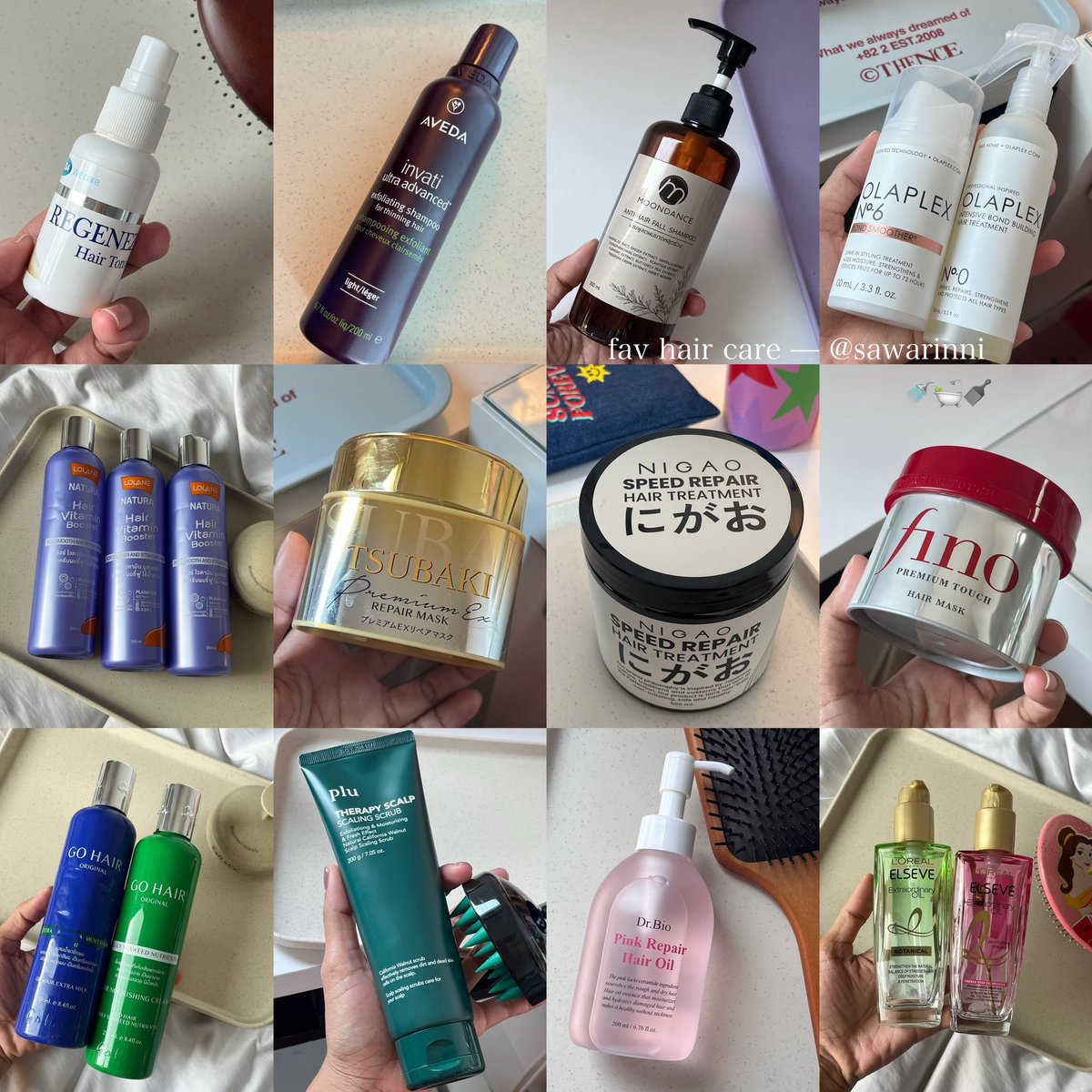 Sawarinni's tweet image. หน้าสวยแล้ว ผมก็ต้องสวยด้วยย🙂‍↕️
รวมไอเทมตัวช่วยให้ผมสวย &amp;amp; hair care ที่เราใช้ประจำ มาครบตั้งแต่แชมพู/ทรีตเม้นต์/บำรุงผมทุกตัวที่ใช้ 🚿🧸🪮