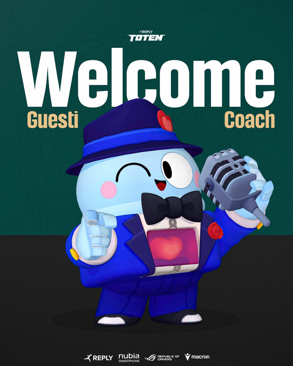 Everyone is waiting to see him compete. 
Until then, he'll be our key to the World Finals.

Let's all officially welcome <a href="/guestiiiiii1/">guestii</a> to the team as our new Coach! 🎉
