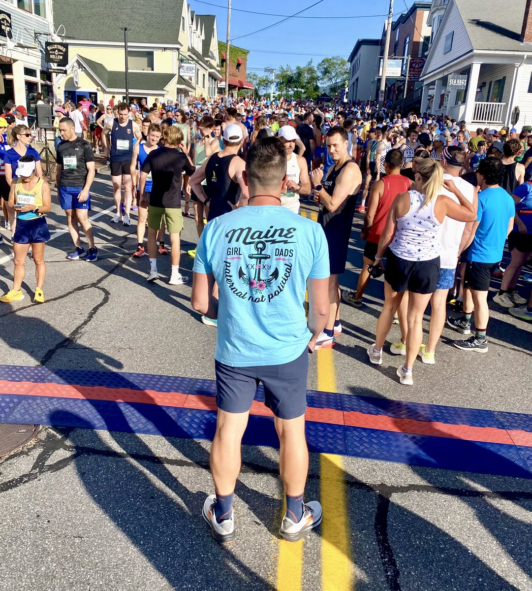 Spotted at the LL Bean 10K in Freeport on the morning of July 4th. Happy Independence Day Weekend, girl dads!