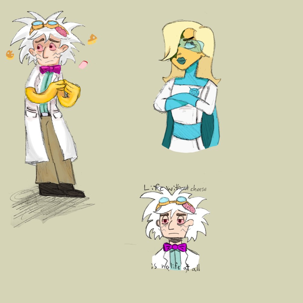 Eikoidk's tweet photo. #drtwobrains #misspower #fanart e e e e e e e idk https://t.co/0htJLjki8b
