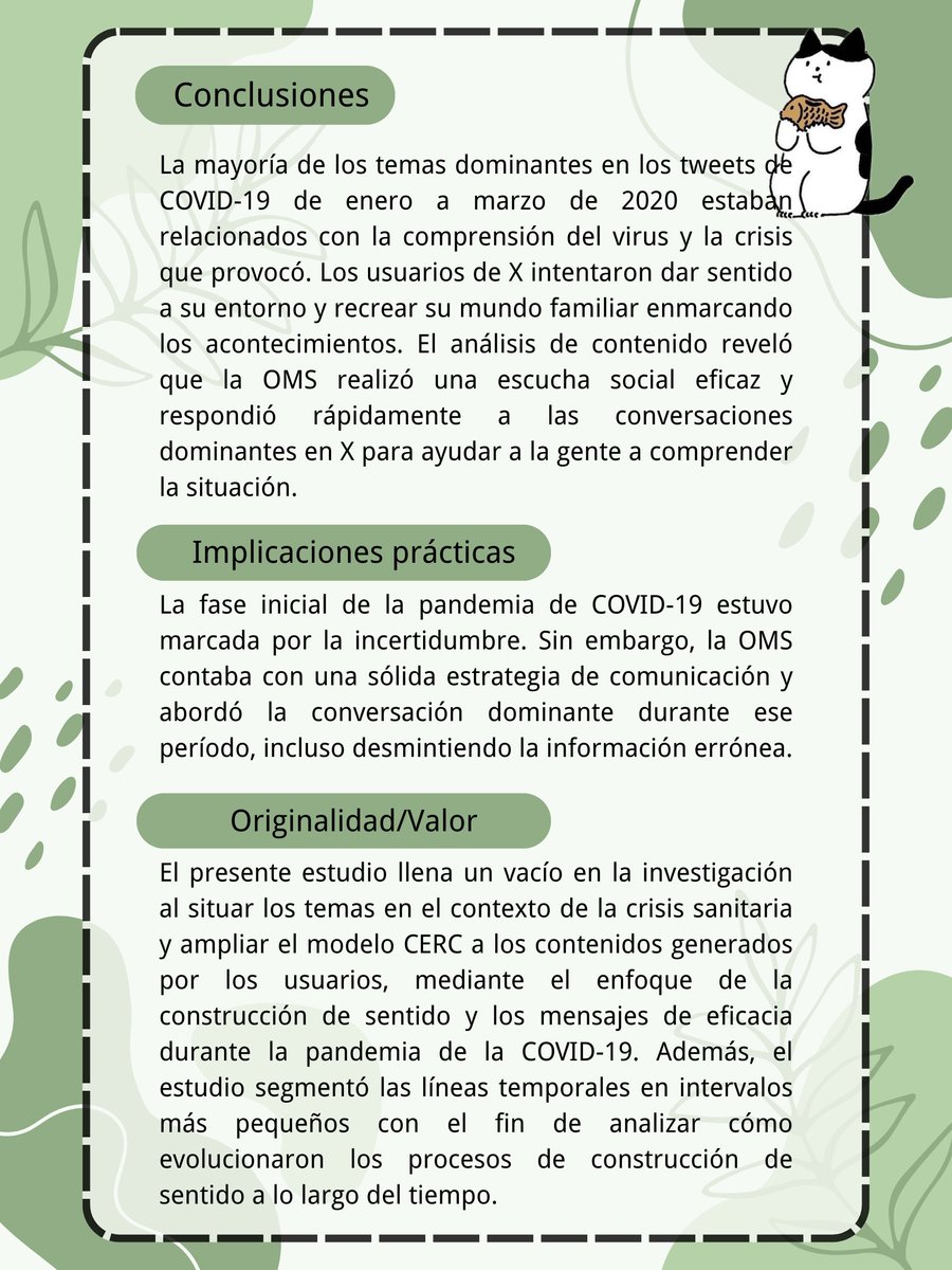 ¿Cómo reaccionó la OMS en X durante los primeros meses de la #COVID19? Un estudio analizó 6,1 millones de tuits y muestra cómo la gente y la #OMS comunicaron en este crisis. 
Artículo en OMGC 2025, Vol. 2, Art. 6
doi.org/10.1515/omgc-2…
#ComunicaciónDeCrisis #EscuchaSocial