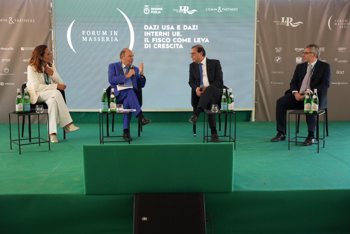 Comin & Partners (@cominandpa) on Twitter photo “Dazi USA e dazi interni UE. Il fisco come leva di crescita”: un dibattito dedicato a questi temi con il Viceministro <a href="/MEF_GOV/">MEF</a> <a href="/MaurizioLeo6/">Maurizio Leo</a>, Toni Volpe #Nadara e <a href="/Anto_Baldino/">Antonella Baldino</a> Istituto Credito Sportivo e Culturale
La diretta: youtu.be/5uqeLbN6ERE “Dazi USA e dazi interni UE. Il fisco come leva di crescita”: un dibattito dedicato a questi temi con il Viceministro <a href="/MEF_GOV/">MEF</a> <a href="/MaurizioLeo6/">Maurizio Leo</a>, Toni Volpe #Nadara e <a href="/Anto_Baldino/">Antonella Baldino</a> Istituto Credito Sportivo e Culturale
La diretta: youtu.be/5uqeLbN6ERE