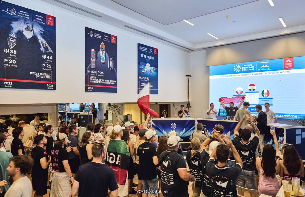 yachtclubmonaco's tweet photo. #MEBC2025 🎮Flashback sur le E-sport Championship 2025
Une compétition virtuelle intense, riche en stratégie et en ferveur💻
Podium :
🥇BME Solar Boat Team
🥈AGH Solar Boat Team
🥉Physis Polimi Energy Boat
#energyboatchallenge #monaco #yachtclubmonaco https://t.co/JoCeoUfIIQ