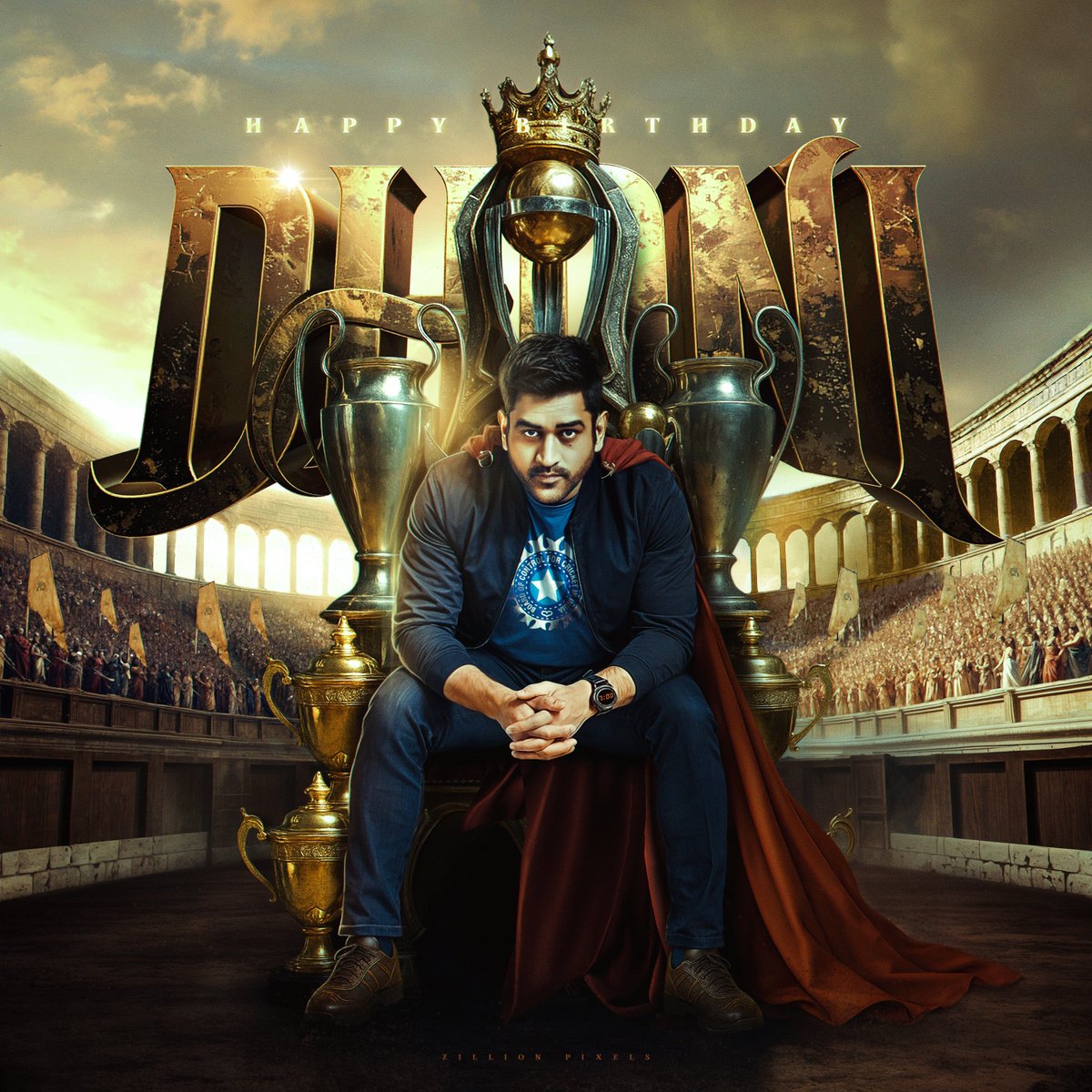 Zillion Pixels (@zillionpixels) on Twitter photo 𝐓𝐇𝐄 𝐎𝐍𝐄 <a href="/msdhoni/">Mahendra Singh Dhoni</a> 🦁
Here is the Common DP to celebrate our IDOL MS Dhoni's 44th Birthday! 💛
#MSDhoni #WhistlePodu #ZillionPixels 𝐓𝐇𝐄 𝐎𝐍𝐄 <a href="/msdhoni/">Mahendra Singh Dhoni</a> 🦁
Here is the Common DP to celebrate our IDOL MS Dhoni's 44th Birthday! 💛
#MSDhoni #WhistlePodu #ZillionPixels