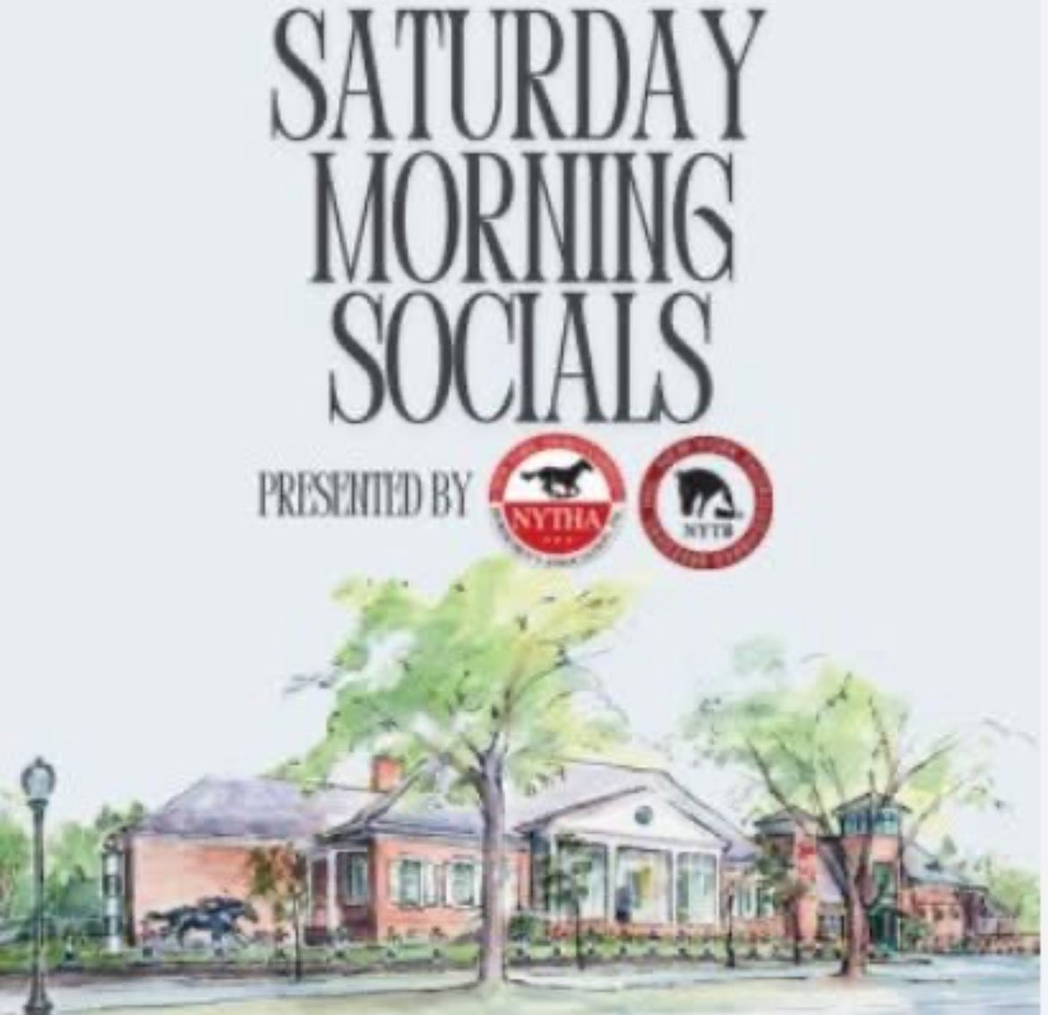 NewYorkTHA's tweet image. Need a coffee while you handicap today’s card? Come join us @nmrhof for the Saturday Morning Social! We’re here with @nytbreeders til 11am… coffee & donuts courtesy of Stewart’s 🐎 ☕️ 🍩
