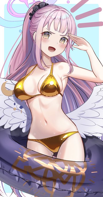 #ビキニの日 
#ブルアカ 
ミカビキニ! 