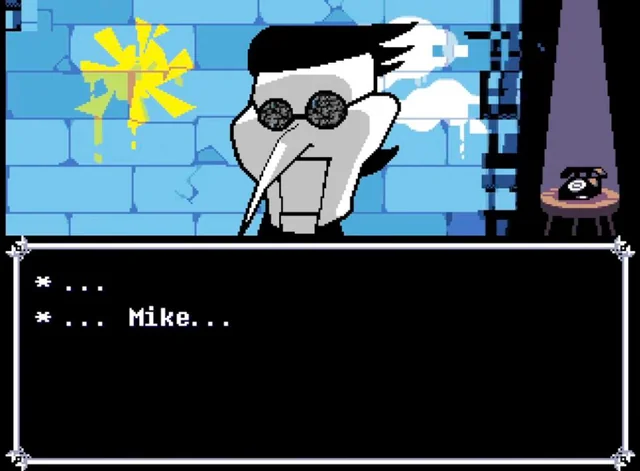 _gurusandhu_'s tweet photo. I would believe the "mike doesnt mean anything" crowd if ONLY he wasn't constantly being mentioned by spamton in such an ominous way

if he truly was a joke and just only stayed as a silly ch3 bit I would totally just believe that, but I cant accept that all of THIS meant nothing https://t.co/V7roElH0Qc