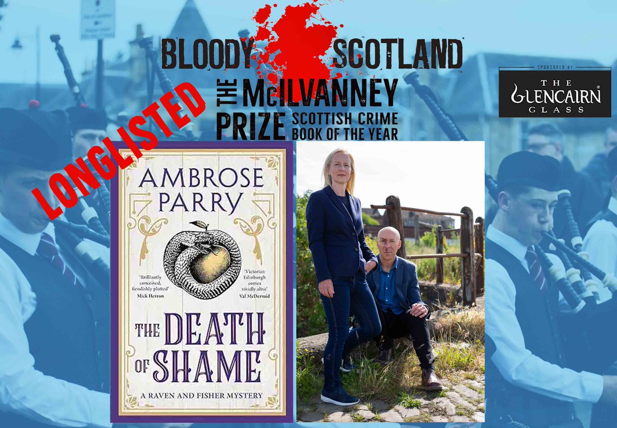 BloodyScotland's tweet image. Last year's winner @cbrookmyre features on the longlist this year as half of @ambroseparry with the final Raven and Fisher novel The Death of Shame. They are on with Lesley McDowell and SJ Parris on Sat 13th Sept: bloodyscotland.com/event/female-l…