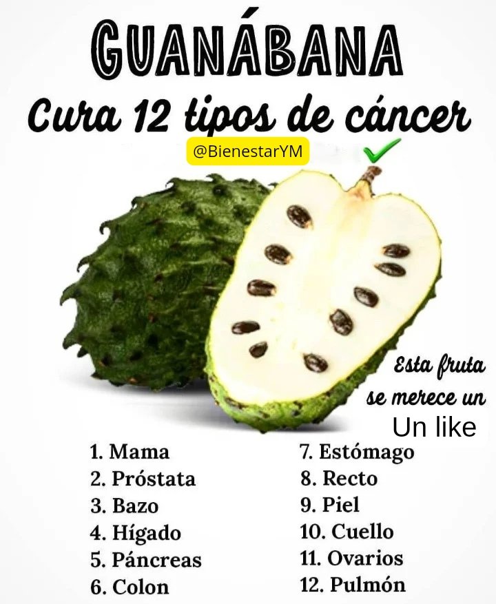 ✨💫🌿☀️Tip Salud☀️🌿💫✨

✨Cura 12 tipos de cáncer✨

*Regálame un Gracias así se que me lees y te gusta mi contenido*