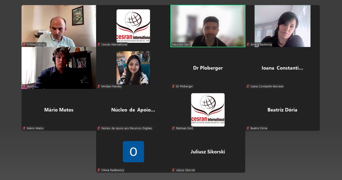 CESRANevent's tweet image. Panel 17: Adaptation of Warfare Instruments to the Evolving World Politics

#CESRAN2025 – The 12th Annual Conference on International Studies on 01-05 July 2025 in Lisbon, Portugal.

#CESRANSociety