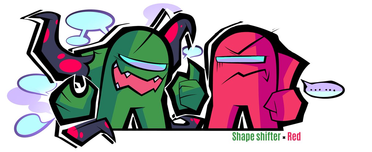 #amongus #rodamrix #rodamrixfanart #amongus 
shape shifter × red