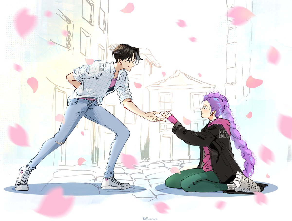 RyrmCher's tweet image. What if...🤭
#KPOPDEMONHUNTERS #jinumi