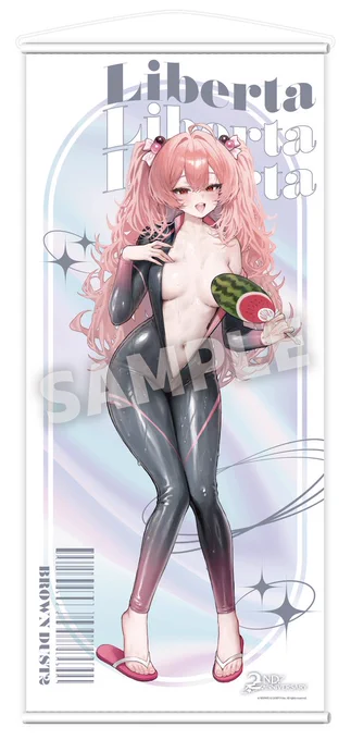 2周年を記念してグッズ用の描き下ろし水着キャラクターをご紹介 『ブレイド』『グランヒルト』『リベルタ』『エクリプス』となります。 こちらのグッズもウルトラアコスタやWEBSHOPで購入できますので、ぜひご確認ください! #Uアコスタ2025 #ブラウンダスト2
