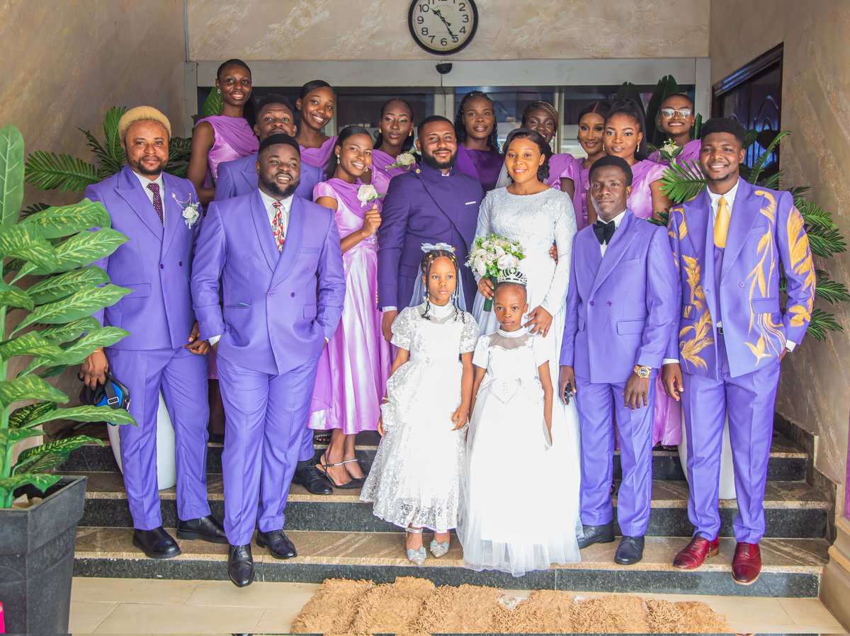 Thatnsukkaboy_'s tweet photo. Today makes it one week that I got married to the love of my life, my queen and my wife. 

Thank you for choosing to do life with me baby. 

Here's to looking for your trouble for life.  I love you baby, my own WOG! @ogwurulobi https://t.co/VQ78PFVNu9
