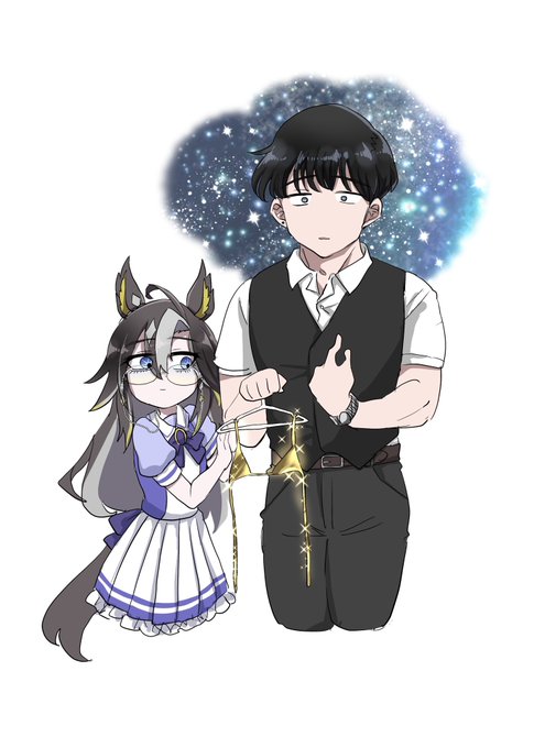 ビキニの日だって
ジャーニーさんには着せられないから代わりにトレーナーが着てね 