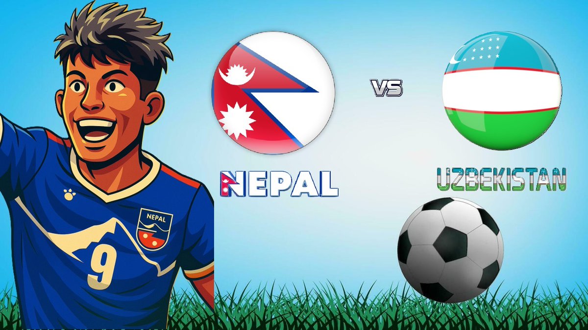 GOOD LUCK NEPAL WOMEN
FINAL MATCH
Nepal vs Uzbekistan - Match 3 of 3 | Group F- AFC Qualification 2025
Live Details:
Link1: bit.ly/Football-Match…
Link2: bit.ly/Cricket-Live-S…
Youtube1: youtu.be/dpyxZUQY1V0
Youtube2: youtu.be/P6RorfUoLPM
Telegram: t.me/YT977Nepal