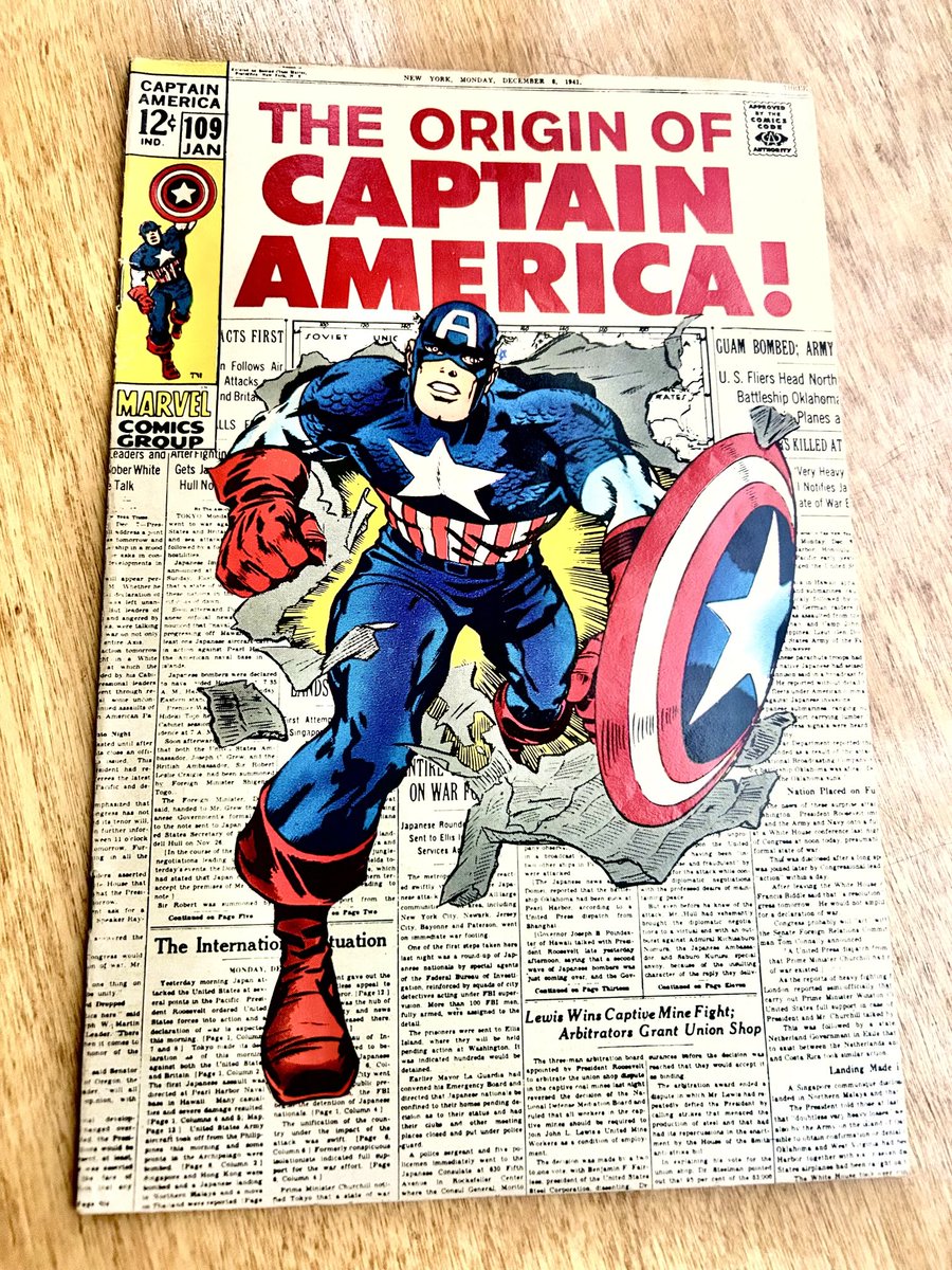 Captain America #109 (1969) 🇺🇸 Jack King Kirby art
