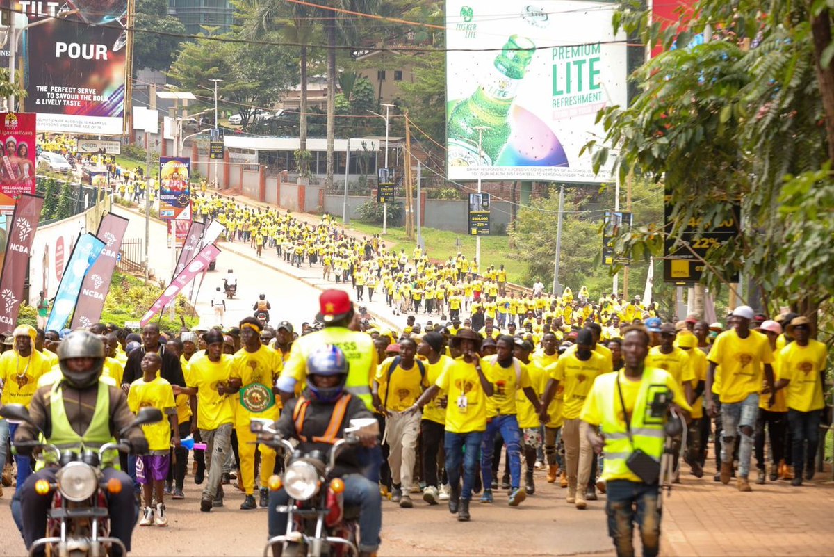 Team Jotham Taremwa congratulates HE <a href="/KagutaMuseveni/">Yoweri K Museveni</a> upon his nomination as <a href="/NRMOnline/">NRM Party</a> presidential flag bearer ! steady progress continues!