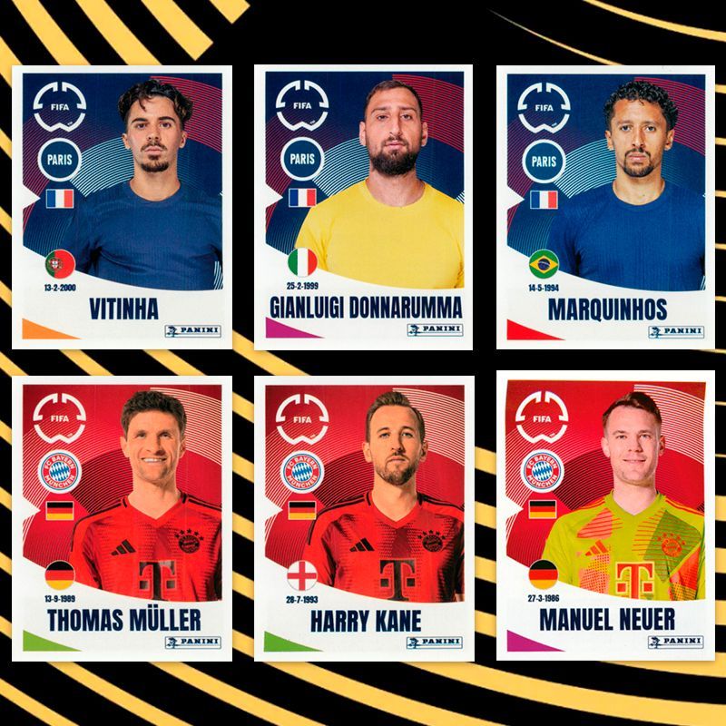 paniniWCUSA's tweet photo. Giants collide in Atlanta: PSG vs Bayern in what’s becoming a true European classic. The Club World Cup keeps delivering 🔥
#Panini #TakeItToTheWorld #PSG #Bayern #ClubWorldCup #FootballGiants #PaniniFootball #StickerGameStrong https://t.co/exN3hnkPOw