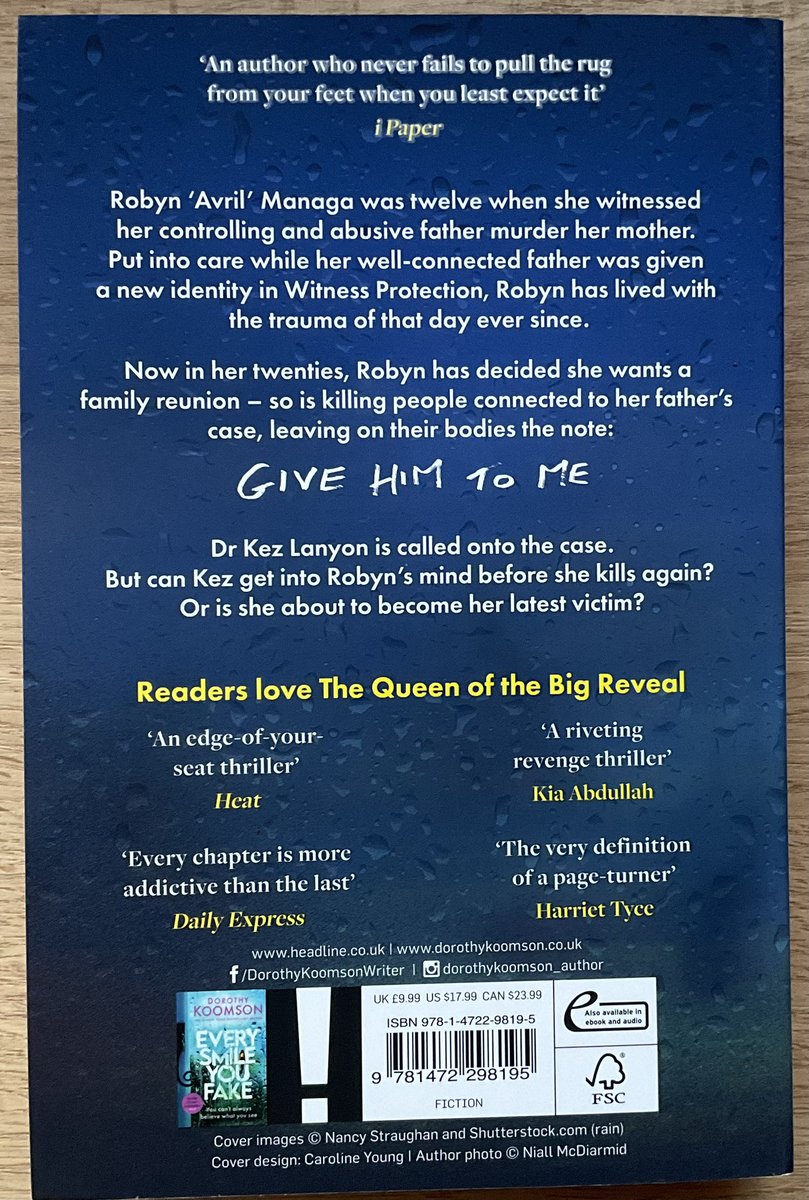 Linda Hill (@lindahill50hill) on Twitter photo Trying some normality with book post thanks to <a href="/ed_pr/">ed public relations</a> for this cracking finished paperback of #GiveHimToMe by <a href="/DorothyKoomson/">‘Dr’ DOROTHY KOOMSON | Bestselling Author</a> coming from <a href="/headlinepg/">Headline Books</a> in paperback on 14th August. I love the Dr Kez Lanyon books ❤️
hachette.co.uk/titles/dorothy… Trying some normality with book post thanks to <a href="/ed_pr/">ed public relations</a> for this cracking finished paperback of #GiveHimToMe by <a href="/DorothyKoomson/">‘Dr’ DOROTHY KOOMSON | Bestselling Author</a> coming from <a href="/headlinepg/">Headline Books</a> in paperback on 14th August. I love the Dr Kez Lanyon books ❤️
hachette.co.uk/titles/dorothy…