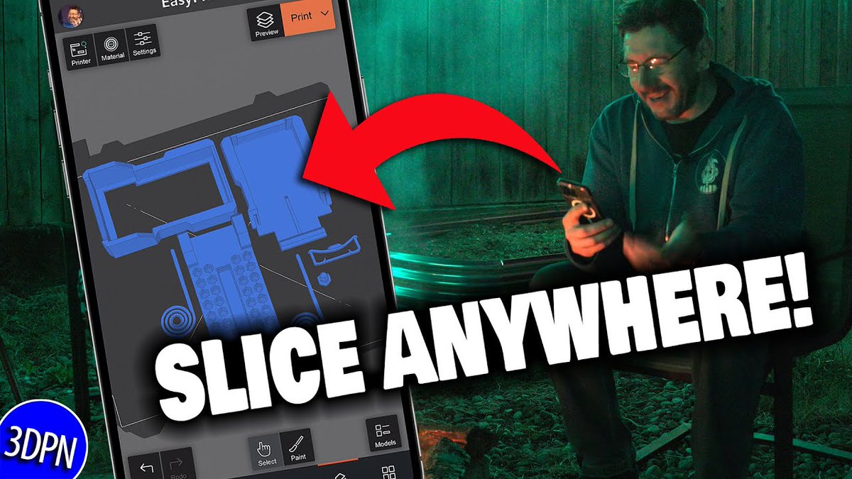 <a href="/3dprintingnerd/">3D Printing Nerd™</a>  took our browser-based slicer, EasyPrint, for a spin—right from his phone by the fire pit. 🔥📱 No laptop needed! He easily sliced and printed the Spring-Loaded Hex Bit Case by Bear3DTek overnight using his Prusa Core One. Check out his video to see how EasyPrint