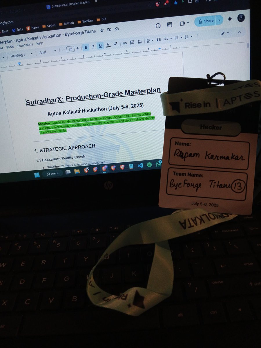 0xrupamp26's tweet image. Build On Aptos Hackathon, Kolkata 
July 5th-6th

A journey to remember!

🧵

@aptos_ind , @riseinweb3 , @SahityaRoy07 ,  @imanishbarnwal 

#DeFi #Web3 #buildonaptos