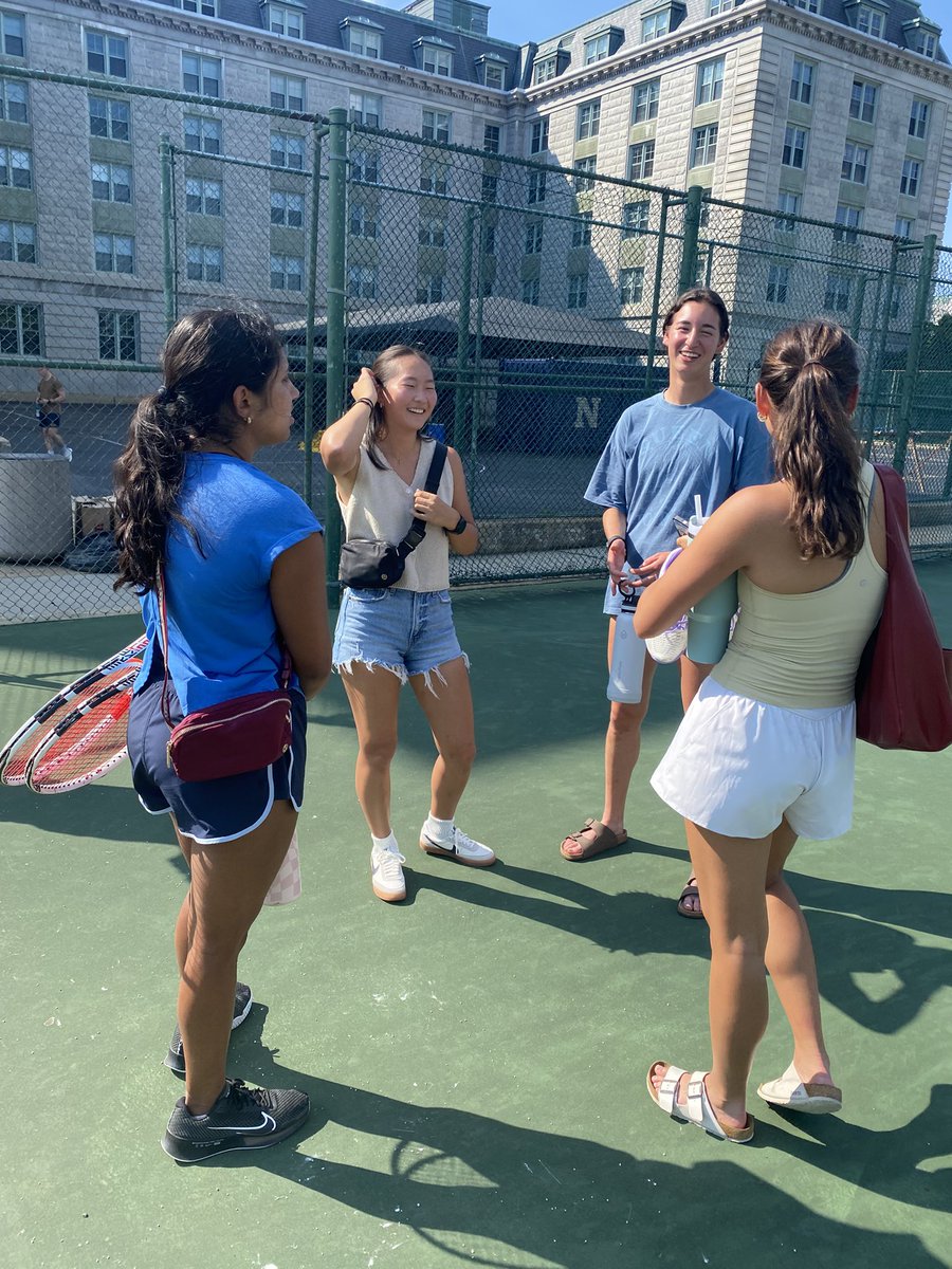 NavyWTennis's tweet image. Class of 2025 reunited for the first time since they graduated and commissioned in May 💙💛 Roll Goats!