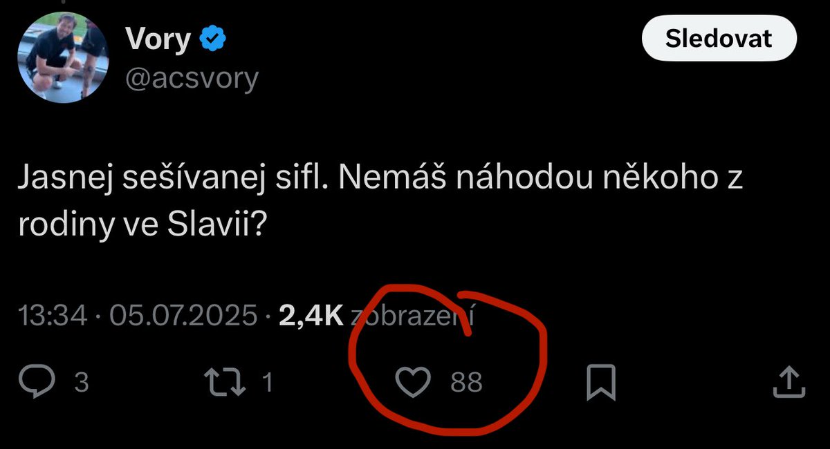 vitek_prchal's tweet photo. @acsvory @kacka_buzek Náhodička 😂 https://t.co/GT5xRIbFAO