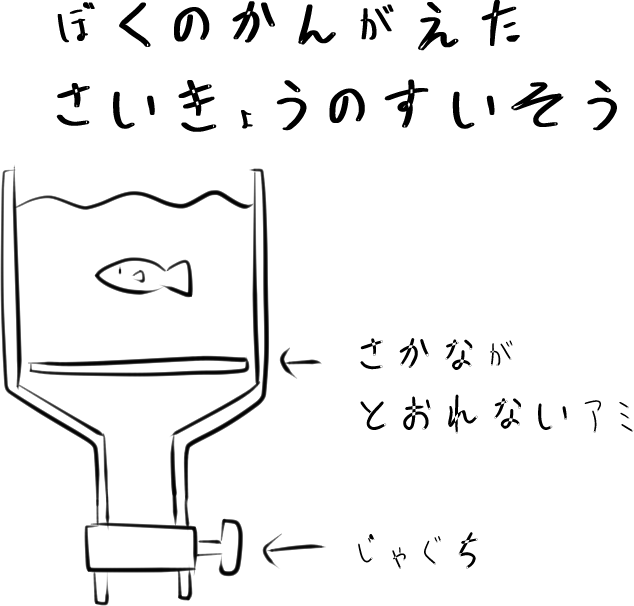 アクアリウムの動画を観ていて思いついたのですが……
こういう水槽(網を底に敷くのでほぼベアタンク)があったら「水換えの排水」と「沈殿したゴミの除去」を同時に行えて便利じゃないですか？🤔✨
それとも素人考えなのでしょうか😓💦