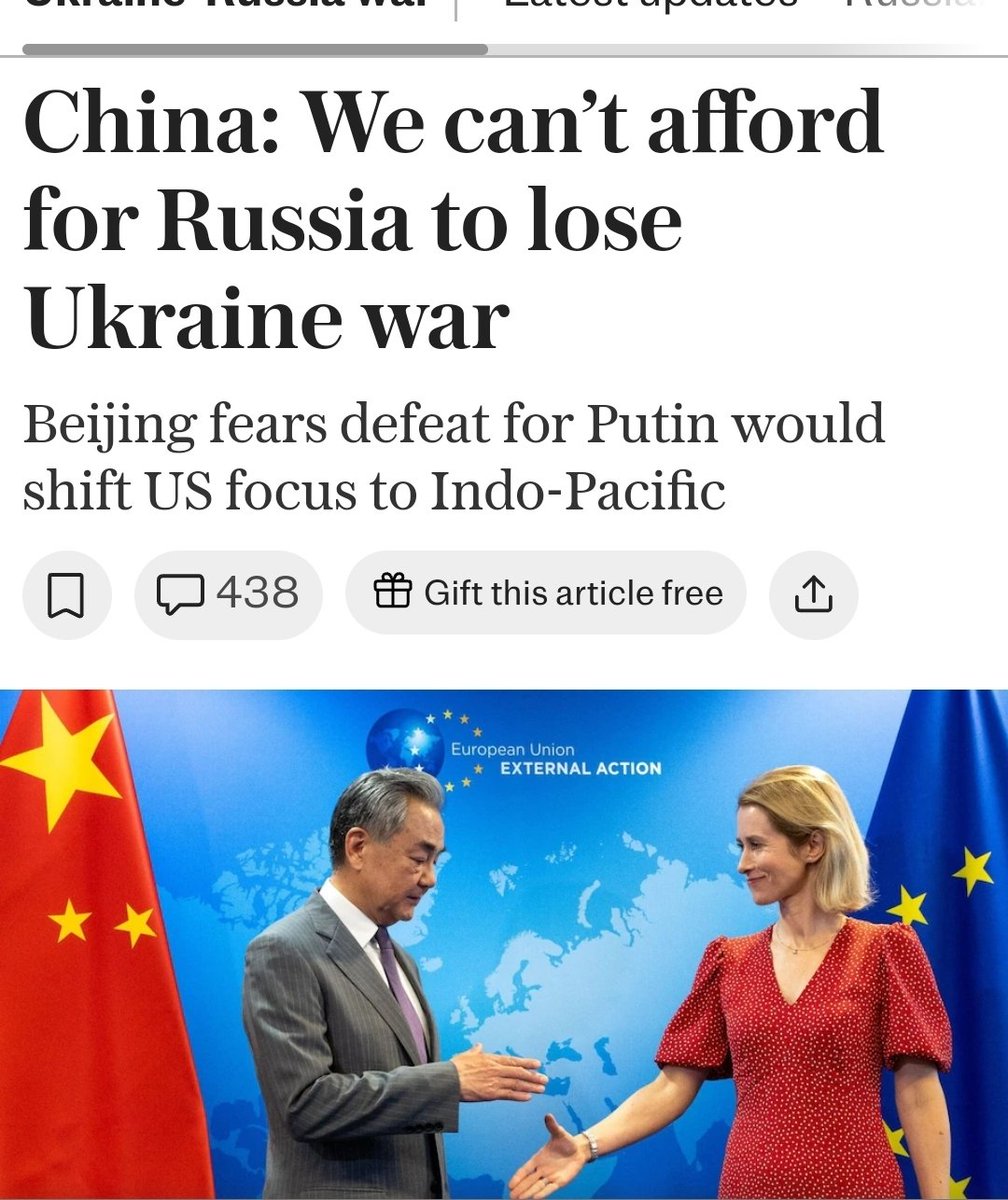 This is the same conclusion i draw in my analysis "Why Iran is a target", that after Iran and Russia, "China is the big prize"!
Watch it here: youtu.be/dGL4IfmI3Uk?si…