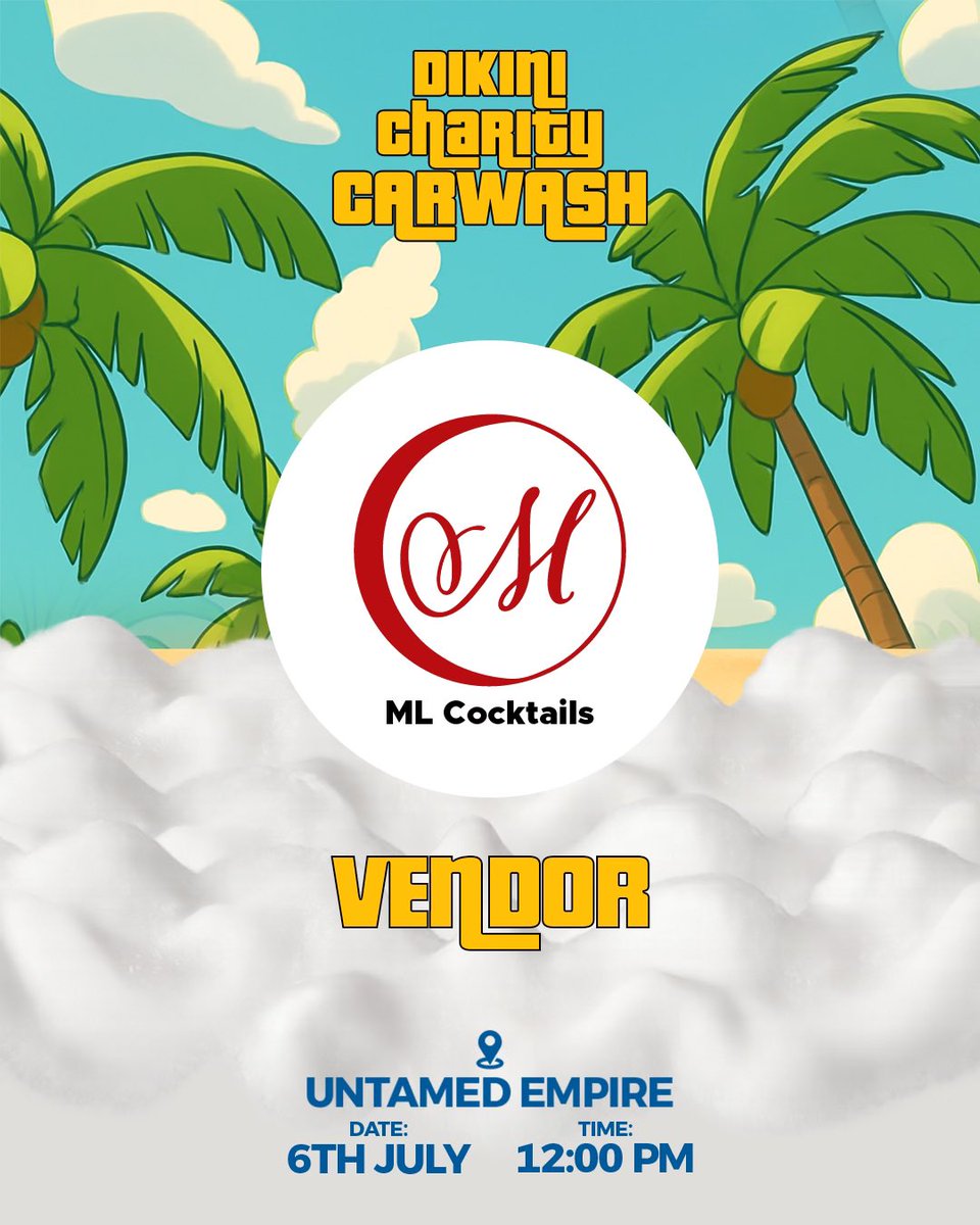 swimsbydidi's tweet photo. Meet The Vendors Supporting The Cause ๐งผ๐ฆ
@Grillhousegh_ @linkupcocktails @moonlight_mobilebar & @FeastGhana ๐ฅ
See you tomorrow! โจ #DikiniCharityCarWash https://t.co/kaPUHg6aVf