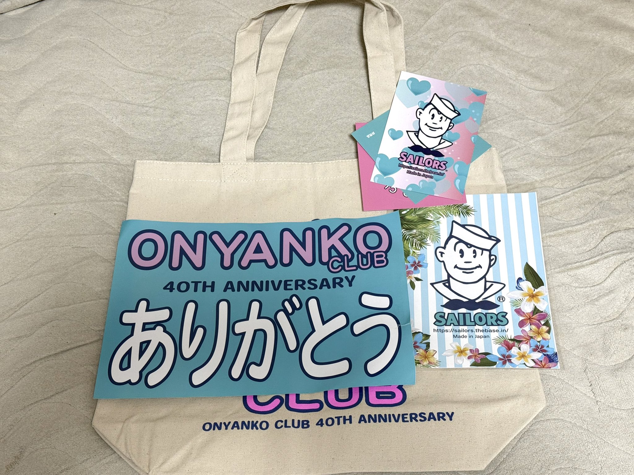 おニャン子クラブ40周年コンサート】SAILORS トートバッグ グッズ
