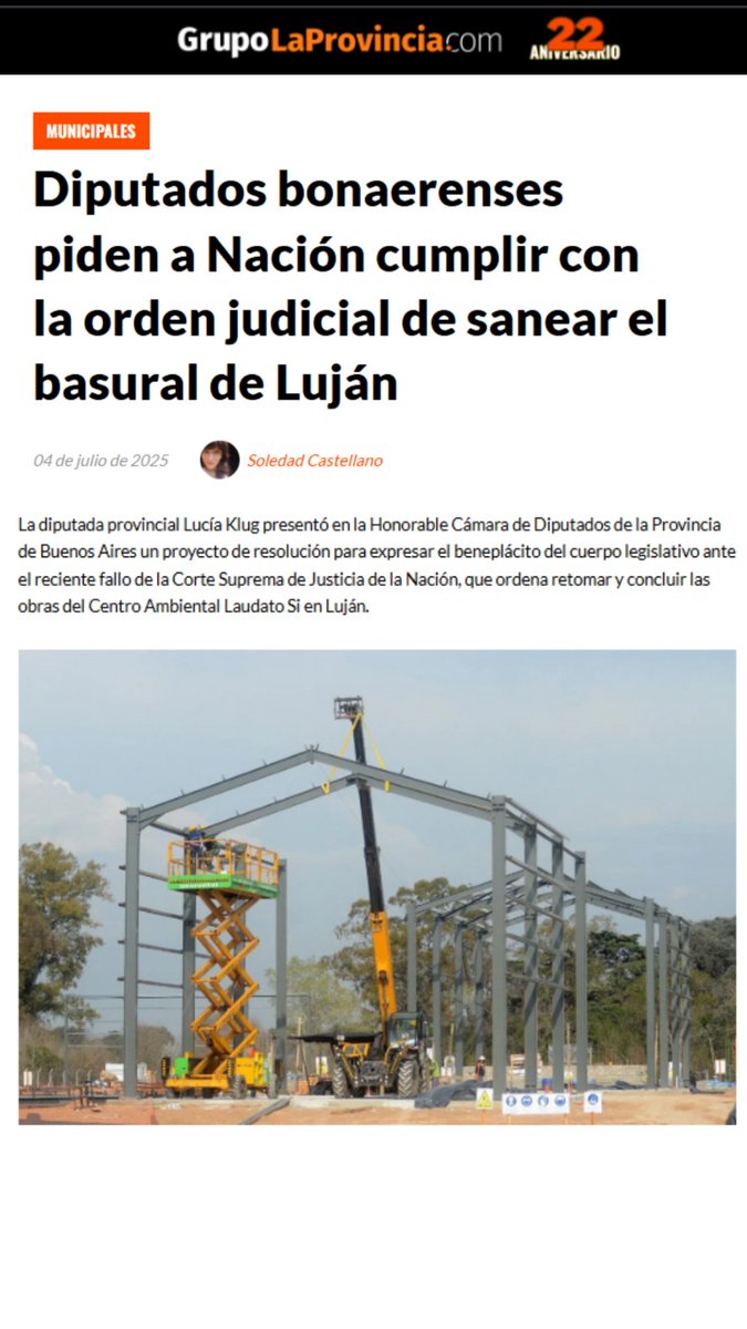 Te tiene que decir esta corte que no tenes razón, eh! Tenemos la posibilidad de erradicar uno de los basurales más grandes de la Argentina, y por un capricho de ricos está frenado. Por eso marchamos hoy a las 13:30 del actual basural hasta el centro ambiental de Luján