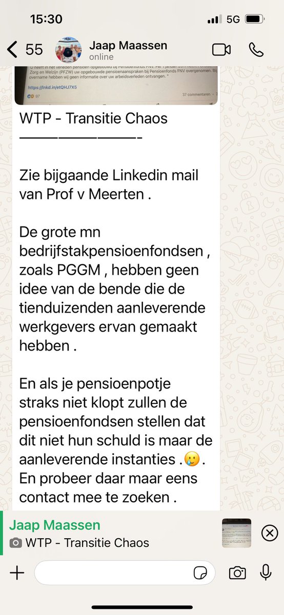 Martin van Rooijen (@mvrooijen) on Twitter photo Als jouw pensioenpotje niet klopt zullen de Fondsen stellen dat het niet hun schuld is, maar van de aanleverende werkgevers
En probeer daar maar eens contact mee te zoeken!
<a href="/NUnl/">NU.nl</a> <a href="/NOS/">NOS</a> <a href="/telegraaf/">De Telegraaf</a> <a href="/ADnl/">AD.nl</a> <a href="/FD_Nieuws/">FD Nieuws</a> <a href="/volkskrant/">de Volkskrant</a>(2) Als jouw pensioenpotje niet klopt zullen de Fondsen stellen dat het niet hun schuld is, maar van de aanleverende werkgevers
En probeer daar maar eens contact mee te zoeken!
<a href="/NUnl/">NU.nl</a> <a href="/NOS/">NOS</a> <a href="/telegraaf/">De Telegraaf</a> <a href="/ADnl/">AD.nl</a> <a href="/FD_Nieuws/">FD Nieuws</a> <a href="/volkskrant/">de Volkskrant</a>(2)