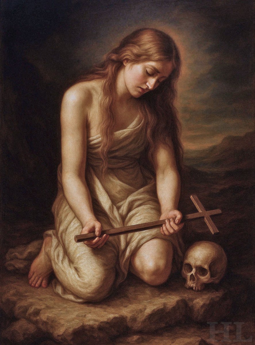 HLime308's tweet image. "Magdalene's sin had consisted in her indulging many lovers; and now, by the marvelous and most visible change wrought by the hand of the Most High, the holiness of Magdalene consists in that she loves much."
-from "Panegyric on St. Mary Magdalene" by Louis Bourdaloue, SJ