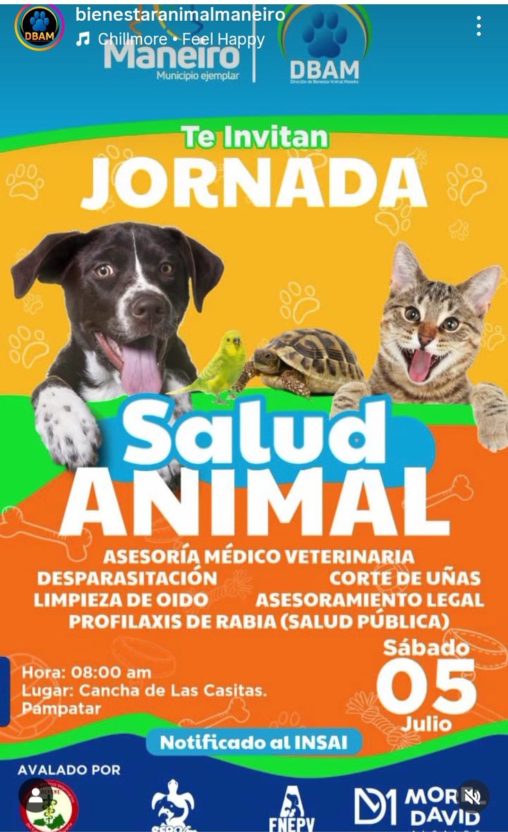 Hoy sábado 05 de julio jornada de atención veterinaria en la cancha de Las Casitas #pampatar #islademargarita