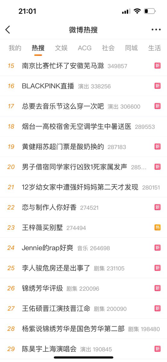 JennieKimData's tweet photo. #JENNIE’s ‘Jennie rap’ is trending in weibo and she’s the only member on the main list!🔥

#JENNIE #제니 @oddatelier @jennierubyjane https://t.co/uloNOgNaVh