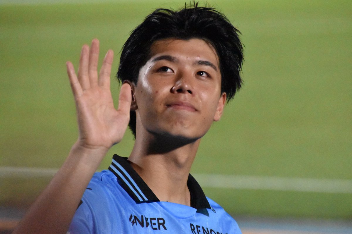 笑顔で送り出せてよかったよ🥺
いってらっしゃい！！！

#frontale
#高井幸大