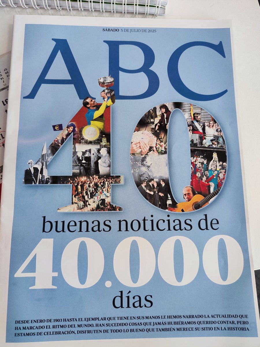 cperezm97's tweet image. Desde enero de 1903 hasta hoy, 40.000 ejemplares. Historia del periodismo español. A por otros 40.000
