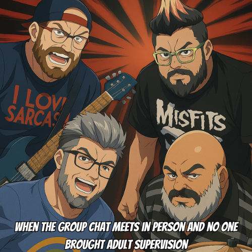 KJandApodcast's tweet photo. 🎸It’s Saturday. The riffs are loud, the energy’s questionable, and the vibe is exactly right. How's you're post Fourth going?
#saturdayvibes #BandLife #weekendcheckin #chaoscrew https://t.co/AmMaUgY2xx