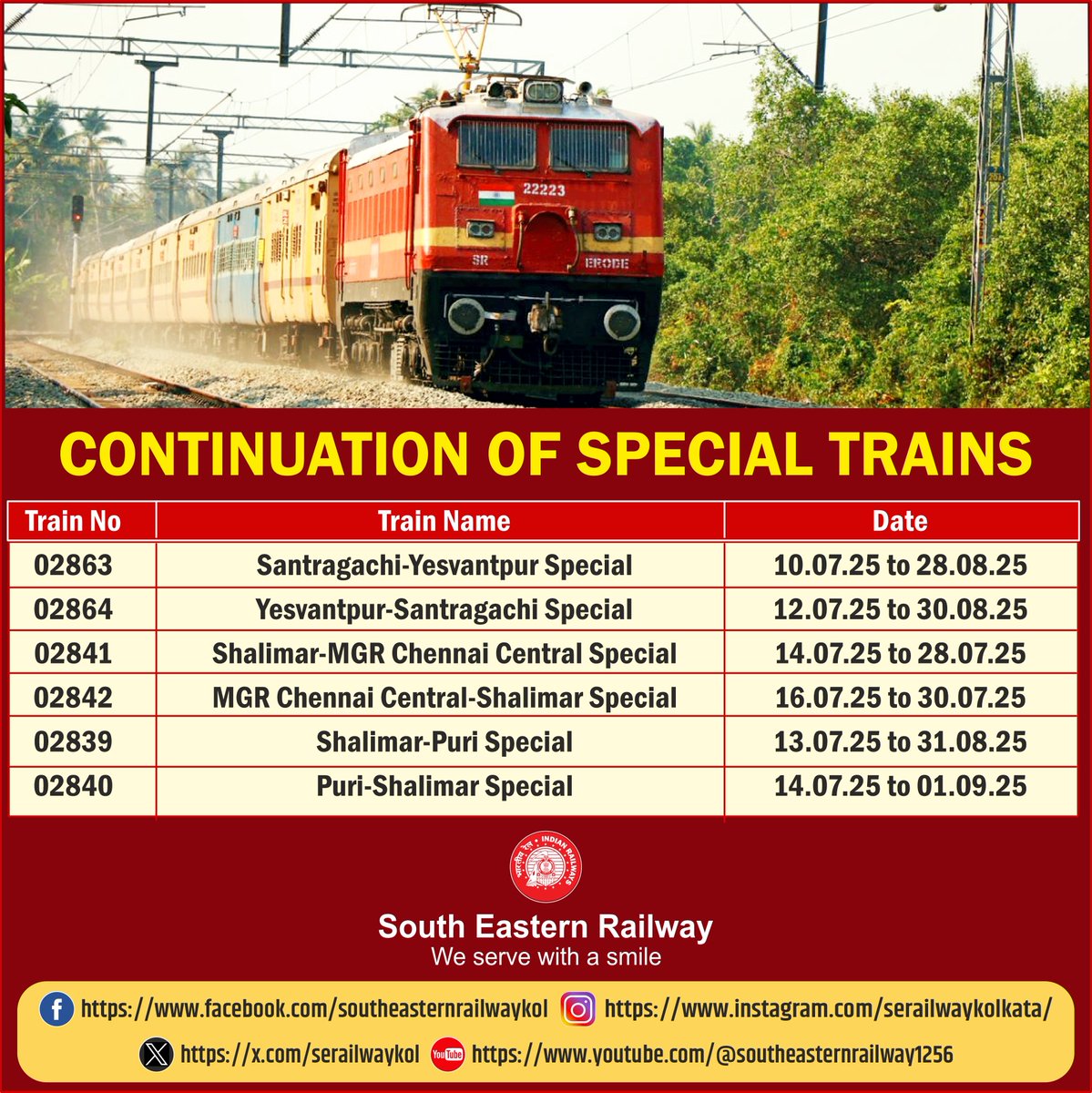 #ser #indianrailways
#ekbharatshreshthabharat