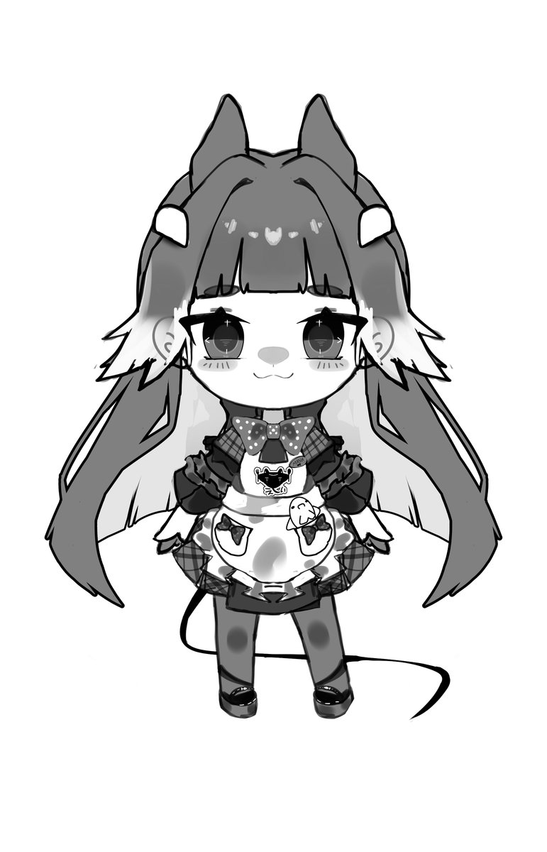 Mew_chi_'s tweet image. chibi model sketch