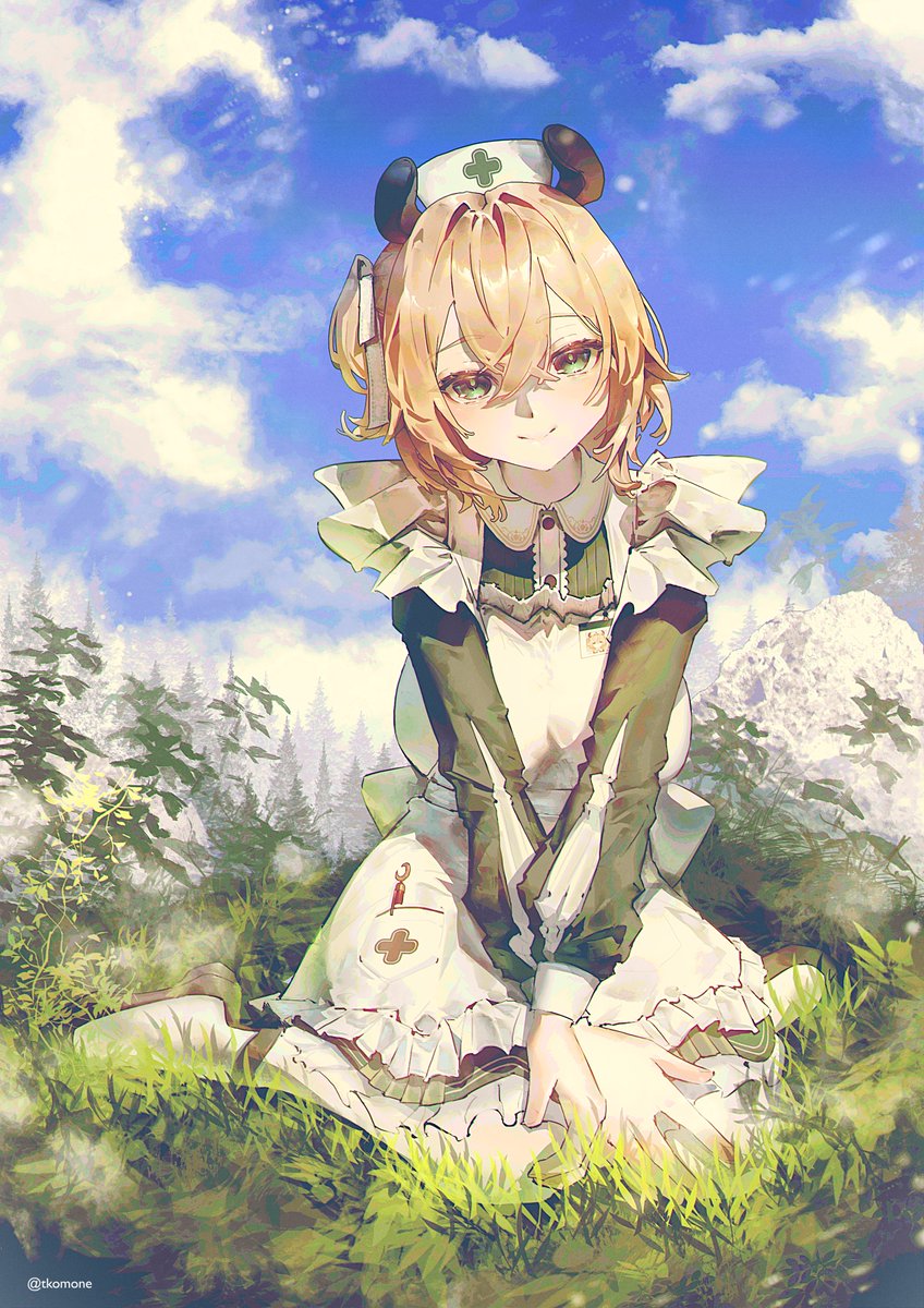 #nimagery nimi touches grass