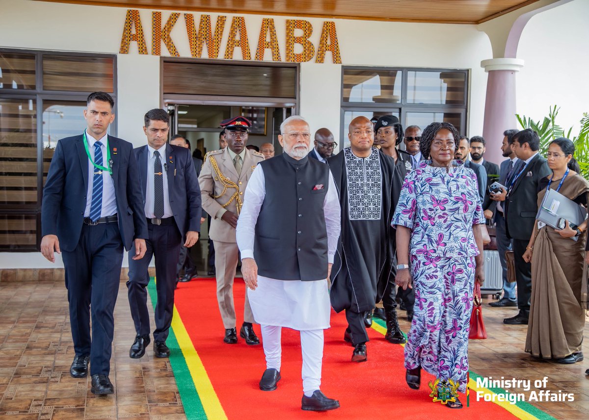 Indian Prime Minister Narendra Modi’s state visit to Ghana has come to an end but this was not merely historic because Ghana hasn’t hosted an Indian PM in 30 years; it marks a watershed moment in our diplomatic relations. 

Here is a summary of key visionary agreements reached: