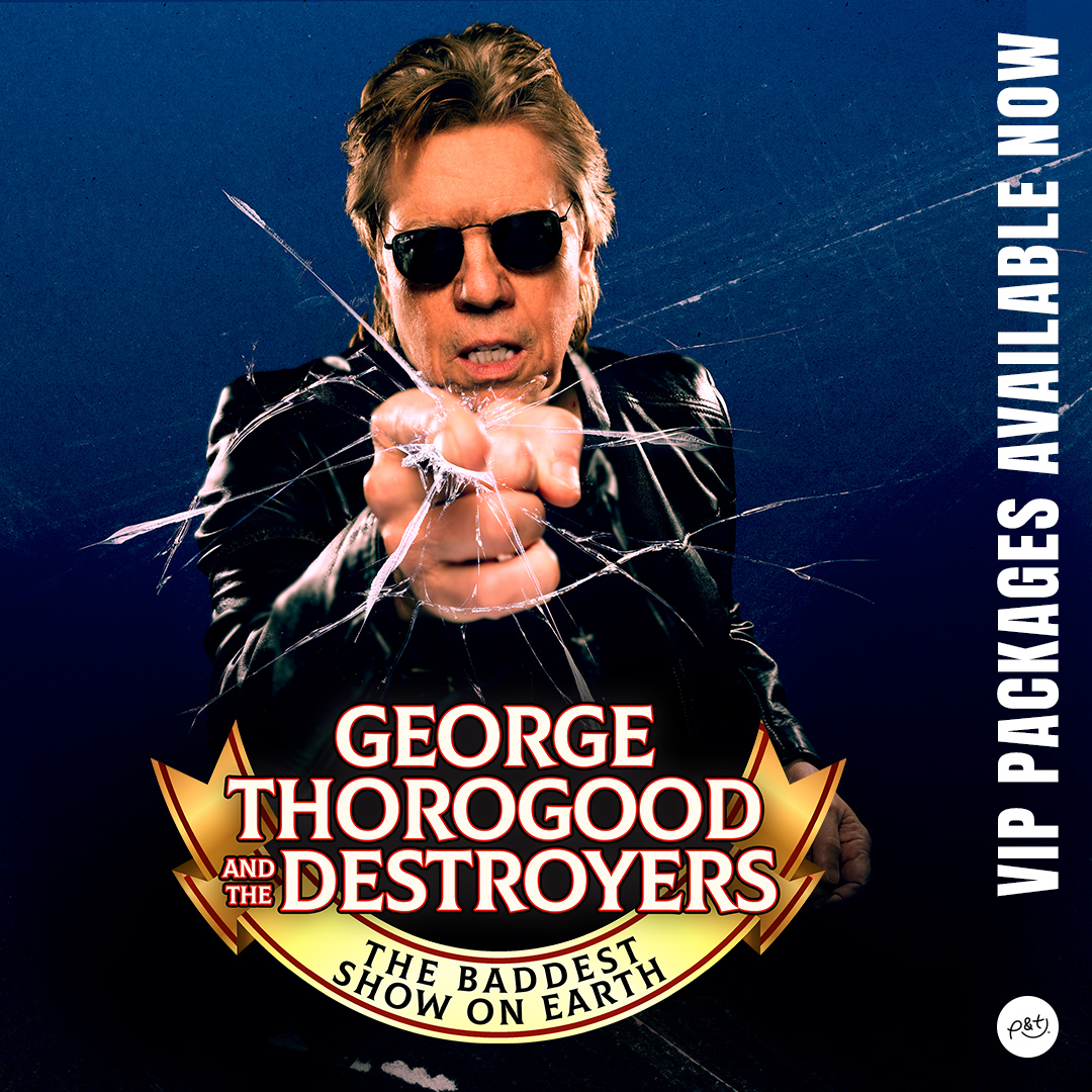🔥 Head over to p-ty.co/GeorgeThorogoo… to grab your George Thorogood &amp; The Destroyers VIP package and get the rockstar treatment you deserve. Premium perks. Killer memories. Don’t miss out! 🔥

#BadToTheBone #GeorgeThorogood #ClassicRock #RocknRoll #Blues #RockSongs...