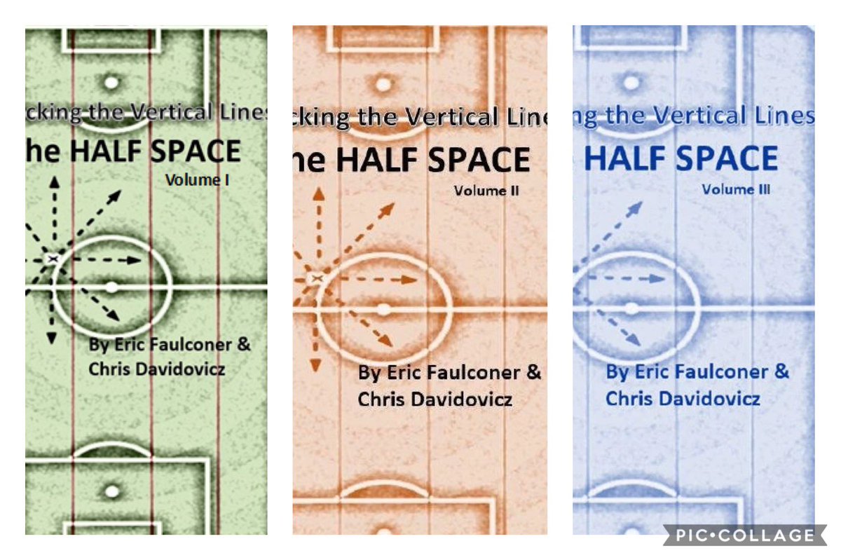 Launched our 1st of 3 Half Space Session Plan books 7 years ago this month and still going strong. To celebrate receive 50% off your order using code HALFSPACE50 at halfspacesoccer.com