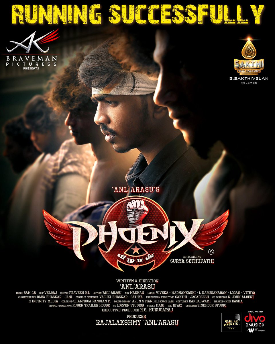 Vishnu Cinemas (@vishnucinemas) on Twitter photo #Phoenix running successfully 💥💯 <a href="/VishnuCinemas/">Vishnu Cinemas</a>
#SuriyaSethupathi #Phoenix <a href="/SakthiFilmFctry/">Sakthi Film Factory</a> <a href="/Harshath_rvs/">Harshath RVS</a> #Phoenix running successfully 💥💯 <a href="/VishnuCinemas/">Vishnu Cinemas</a>
#SuriyaSethupathi #Phoenix <a href="/SakthiFilmFctry/">Sakthi Film Factory</a> <a href="/Harshath_rvs/">Harshath RVS</a>