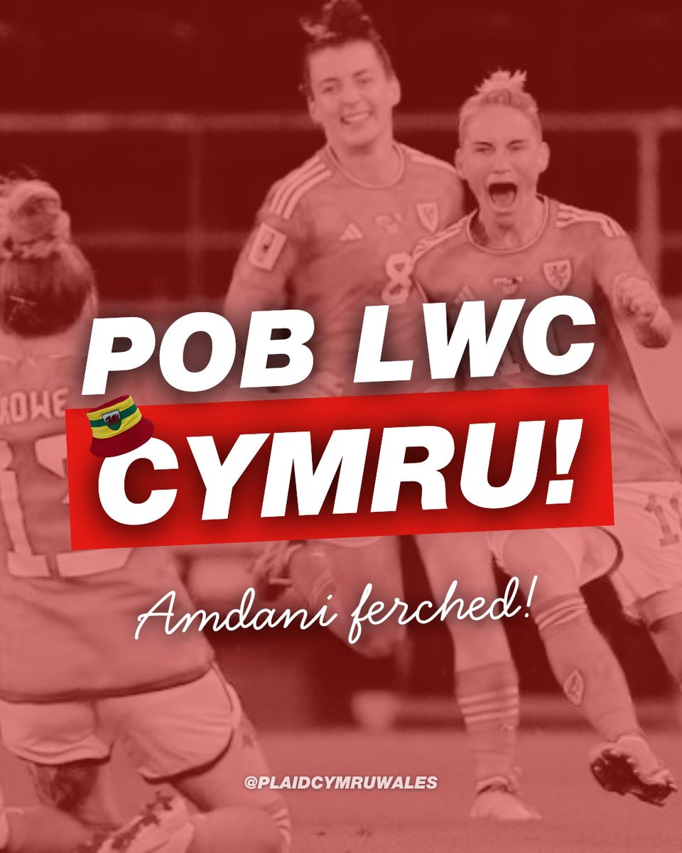 Plaid_Cymru's tweet image. Pob lwc Cymru! 🏴󠁧󠁢󠁷󠁬󠁳󠁿💚

#TeamWales #WEURO2025